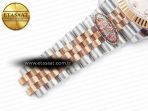 Rolex DateJust 41 126331 Clean 904L SS/RG 1:1 Best Edition Rose Gold Diamond Dial on SS/RG Jubilee Bracelet VR3235 - Görsel 25