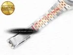 Rolex DateJust 41 126331 Clean 904L SS/RG 1:1 Best Edition Rose Gold Diamond Dial on SS/RG Jubilee Bracelet VR3235 - Görsel 27
