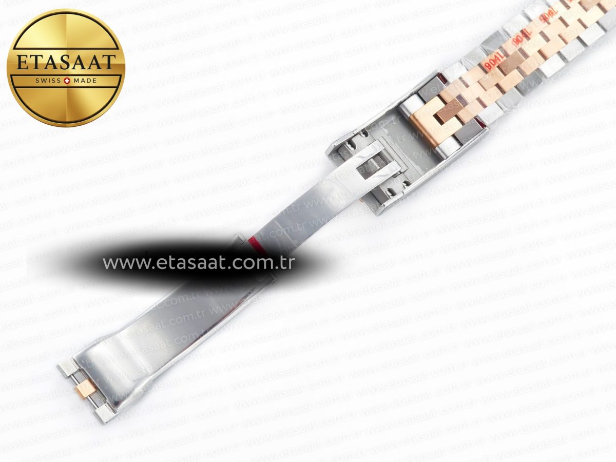 Rolex DateJust 41 126331 Clean 904L SS/RG 1:1 Best Edition Rose Gold Diamond Dial on SS/RG Jubilee Bracelet VR3235 - Görsel 30