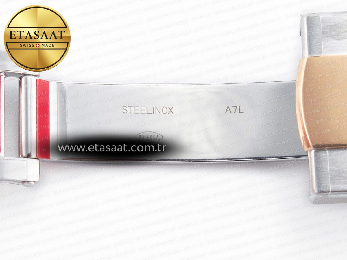 Rolex DateJust 41 126331 Clean 904L SS/RG 1:1 Best Edition Rose Gold Diamond Dial on SS/RG Jubilee Bracelet VR3235 - Görsel 31