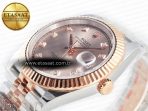 Rolex DateJust 41 126331 Clean 904L SS/RG 1:1 Best Edition Rose Gold Diamond Dial on SS/RG Jubilee Bracelet VR3235 - Görsel 6