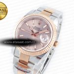 Rolex DateJust 41 126331 Clean Best Edition RG Dial Stick Markers on Oyster VR3235