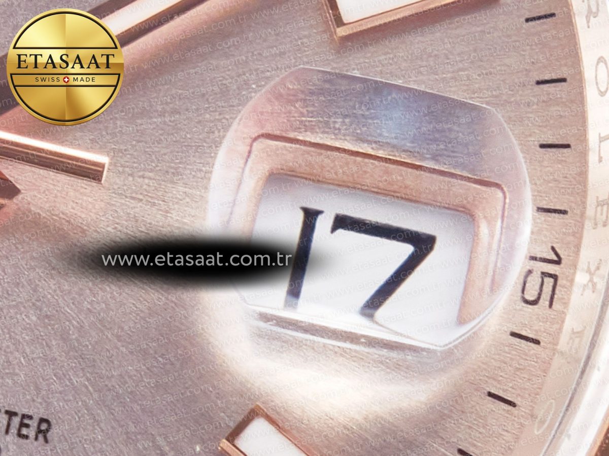 Rolex DateJust 41 126331 Clean Best Edition RG Dial Stick Markers on Oyster VR3235 - Görsel 11