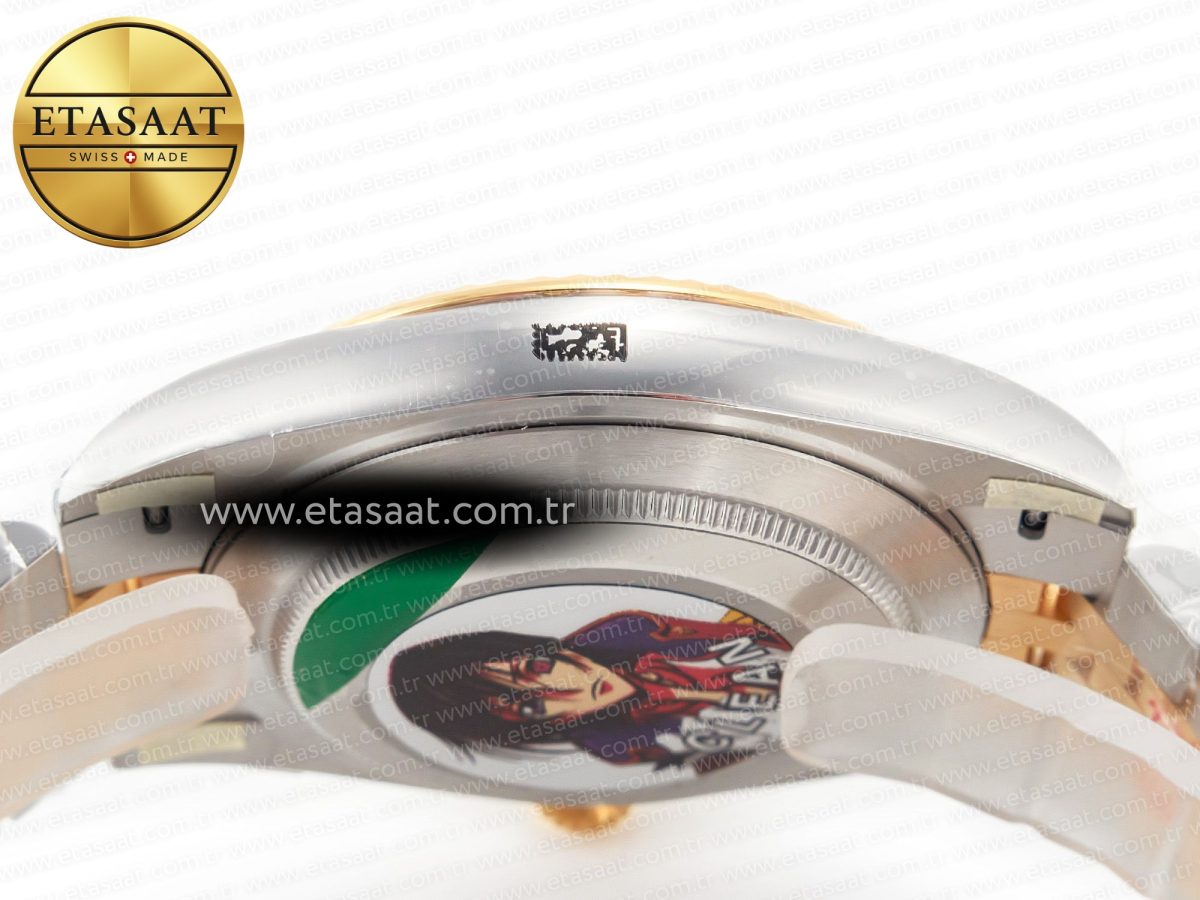 Rolex DateJust 41 126333 Clean 1:1 Best Edition 904L Steel YG Textured Dial on SS/YG Jubilee Bracelet VR3235 - Görsel 14