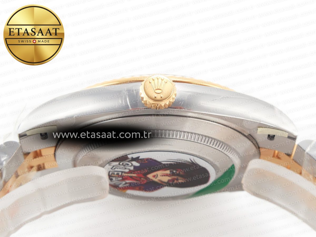 Rolex DateJust 41 126333 Clean 1:1 Best Edition 904L Steel YG Textured Dial on SS/YG Jubilee Bracelet VR3235 - Görsel 15