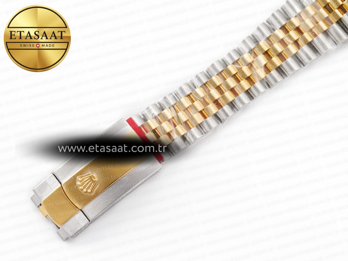 Rolex DateJust 41 126333 Clean 1:1 Best Edition 904L Steel YG Textured Dial on SS/YG Jubilee Bracelet VR3235 - Görsel 26