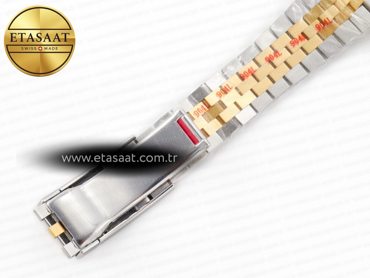 Rolex DateJust 41 126333 Clean 1:1 Best Edition 904L Steel YG Textured Dial on SS/YG Jubilee Bracelet VR3235 - Görsel 27