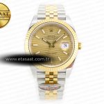 Rolex Datejust 41 126333 Clean YG Dokulu Kadran VR3235 11 Eta Saat - Görsel 3 - 1:1 Süper Klon Saat