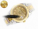 Rolex DateJust 41 126333 Clean 1:1 Best Edition 904L Steel YG Textured Dial on SS/YG Jubilee Bracelet VR3235 - Görsel 8
