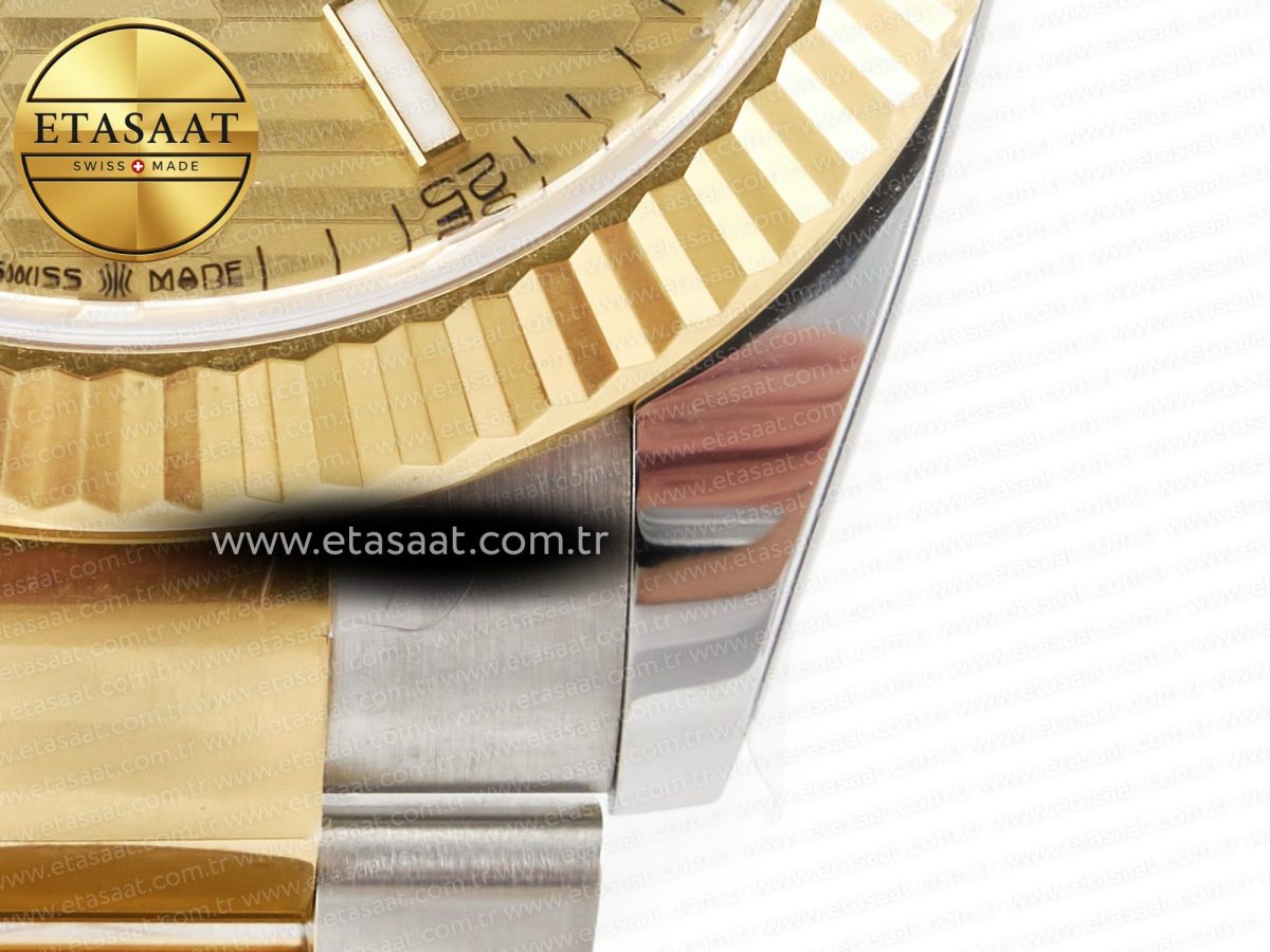 Rolex DateJust 41 126333 Clean 1:1 Best Edition 904L Steel YG Textured Dial on SS/YG Oyster Bracelet VR3235 - Görsel 13
