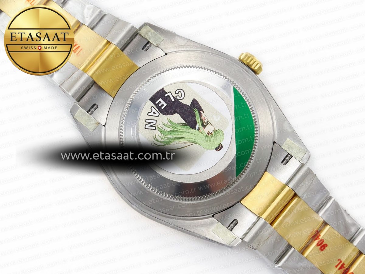 Rolex DateJust 41 126333 Clean 1:1 Best Edition 904L Steel YG Textured Dial on SS/YG Oyster Bracelet VR3235 - Görsel 17