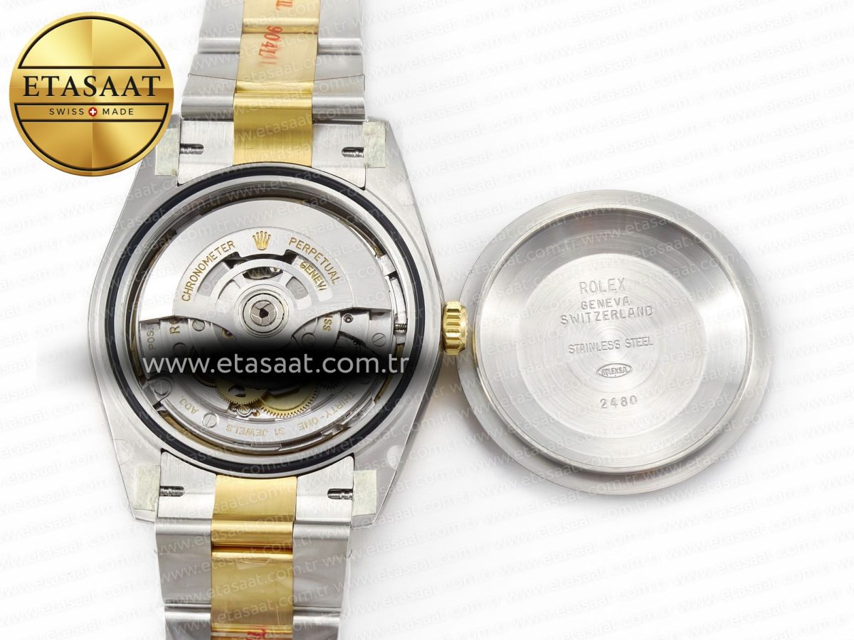 Rolex DateJust 41 126333 Clean 1:1 Best Edition 904L Steel YG Textured Dial on SS/YG Oyster Bracelet VR3235 - Görsel 18