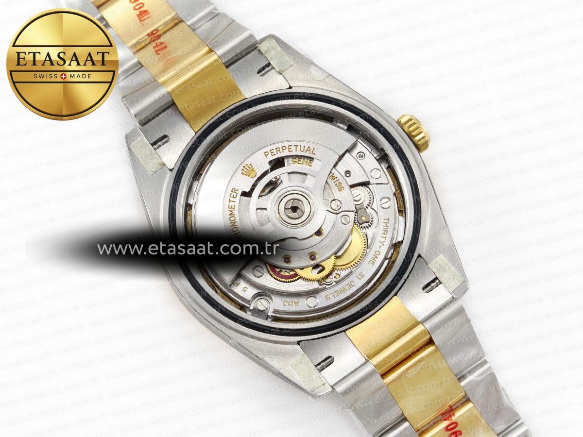 Rolex DateJust 41 126333 Clean 1:1 Best Edition 904L Steel YG Textured Dial on SS/YG Oyster Bracelet VR3235 - Görsel 19