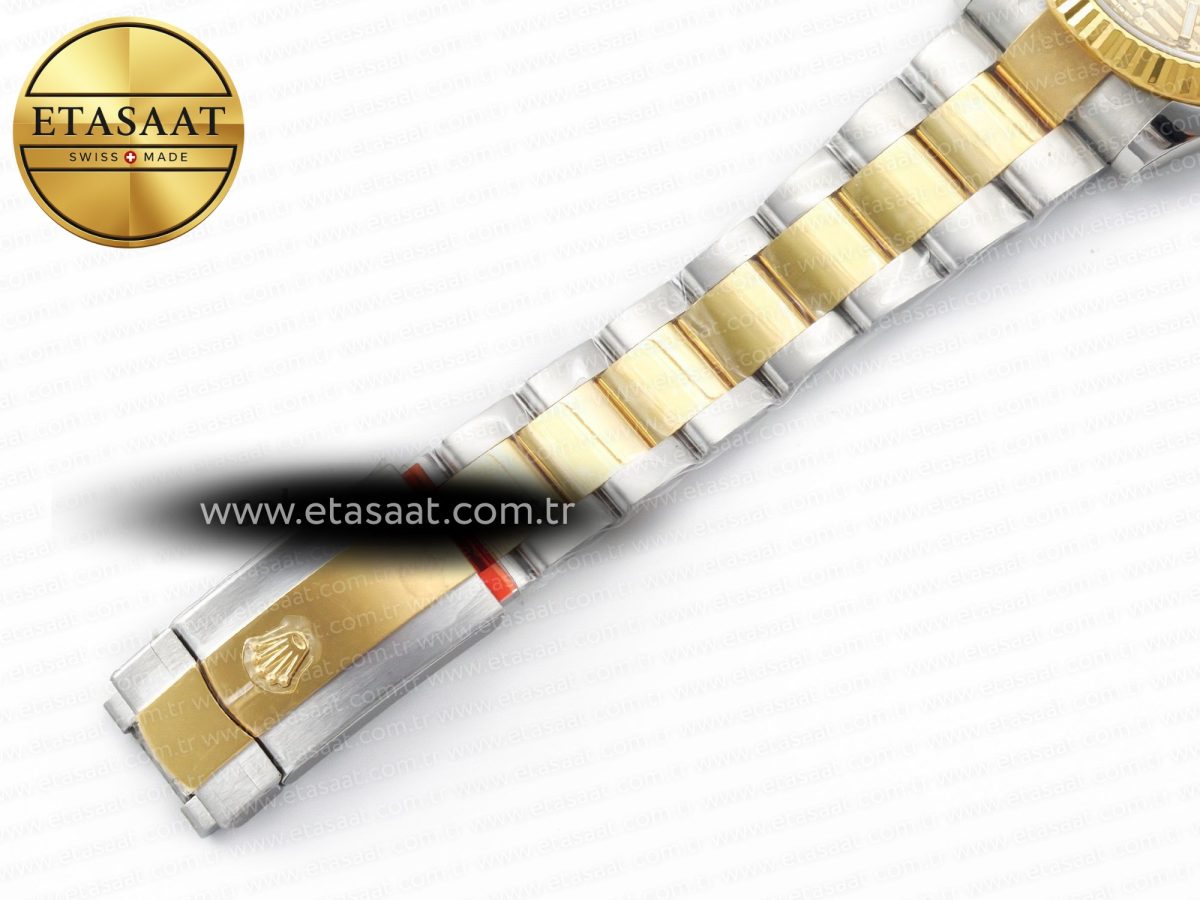 Rolex DateJust 41 126333 Clean 1:1 Best Edition 904L Steel YG Textured Dial on SS/YG Oyster Bracelet VR3235 - Görsel 27