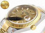 Rolex DateJust 41 126333 Clean 1:1 Best Edition 904L Steel YG Textured Dial on SS/YG Oyster Bracelet VR3235 - Görsel 6