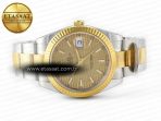 Rolex DateJust 41 126333 Clean 1:1 Best Edition 904L Steel YG Textured Dial on SS/YG Oyster Bracelet VR3235 - Görsel 9