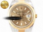 Rolex DateJust 41 126333 Clean Best Edition YG Dial Stick Markers on Oyster Bracelet VR3235 - Görsel 4