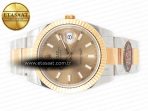 Rolex DateJust 41 126333 Clean Best Edition YG Dial Stick Markers on Oyster Bracelet VR3235 - Görsel 9