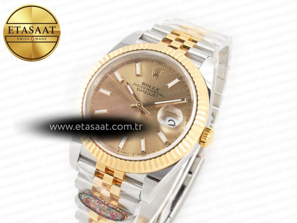 datejust 41 126333 clean best edition yg gold dial stick markers on jubilee bracelet vr32351