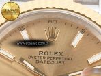 Rolex DateJust 41 126333 Clean Best Edition YG Gold Dial Stick Markers on Jubilee Bracelet VR3235 - Görsel 10