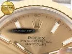 Rolex DateJust 41 126333 Clean Best Edition YG Gold Dial Stick Markers on Jubilee Bracelet VR3235 - Görsel 10