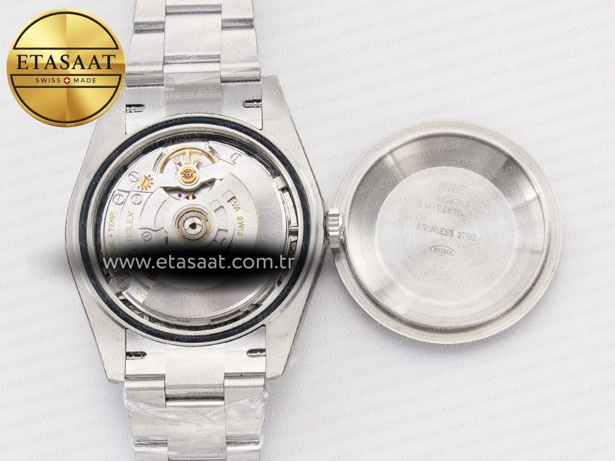 Rolex DateJust 41 126334 904L SS VSF 1:1 Best Edition Black Dial on Oyster Bracelet VS3235 - Görsel 18