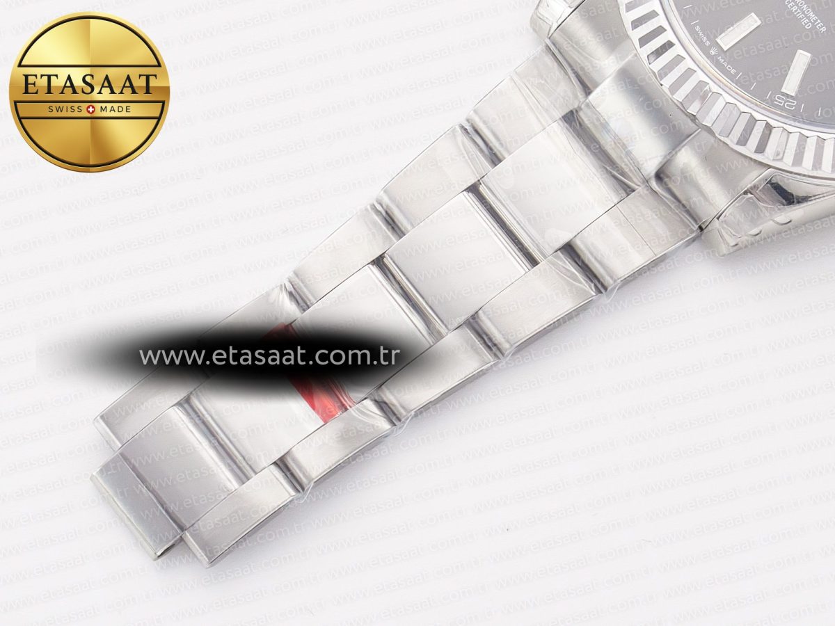 Rolex DateJust 41 126334 904L SS VSF 1:1 Best Edition Black Dial on Oyster Bracelet VS3235 - Görsel 26