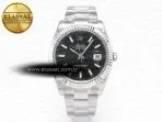 Rolex DateJust 41 126334 904L SS VSF 1:1 Best Edition Black Dial on Oyster Bracelet VS3235 - Görsel 3