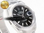 Rolex DateJust 41 126334 904L SS VSF 1:1 Best Edition Black Dial on Oyster Bracelet VS3235 - Görsel 5
