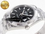 Rolex DateJust 41 126334 904L SS VSF 1:1 Best Edition Black Dial on Oyster Bracelet VS3235 - Görsel 6