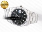 Rolex DateJust 41 126334 904L SS VSF 1:1 Best Edition Black Dial on Oyster Bracelet VS3235 - Görsel 9
