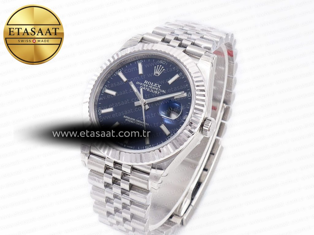 datejust 41 126334 904l ss vsf 11 best edition blue dial on jubilee bracelet vs32351