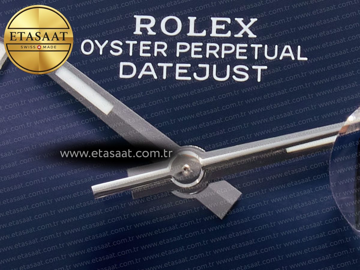 Rolex DateJust 41 126334 904L SS VSF 1:1 Best Edition Blue Dial on Jubilee Bracelet VS3235v - Görsel 10