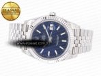 Rolex DateJust 41 126334 904L SS VSF 1:1 Best Edition Blue Dial on Jubilee Bracelet VS3235v - Görsel 9