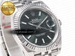 Rolex DateJust 41 126334 Clean 1:1 Best Edition 904 L Steel Mint Green Dial on Jubilee Bracelet VR 3235 - Görsel 5