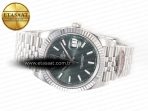Rolex DateJust 41 126334 Clean 1:1 Best Edition 904 L Steel Mint Green Dial on Jubilee Bracelet VR 3235 - Görsel 9