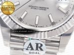 Rolex DateJust 41 126334 Fluted Bezel ARF 1:1 Best Edition 904L Steel Silver Stick Dial on Jubilee Bracelet VR3235 - Görsel 13