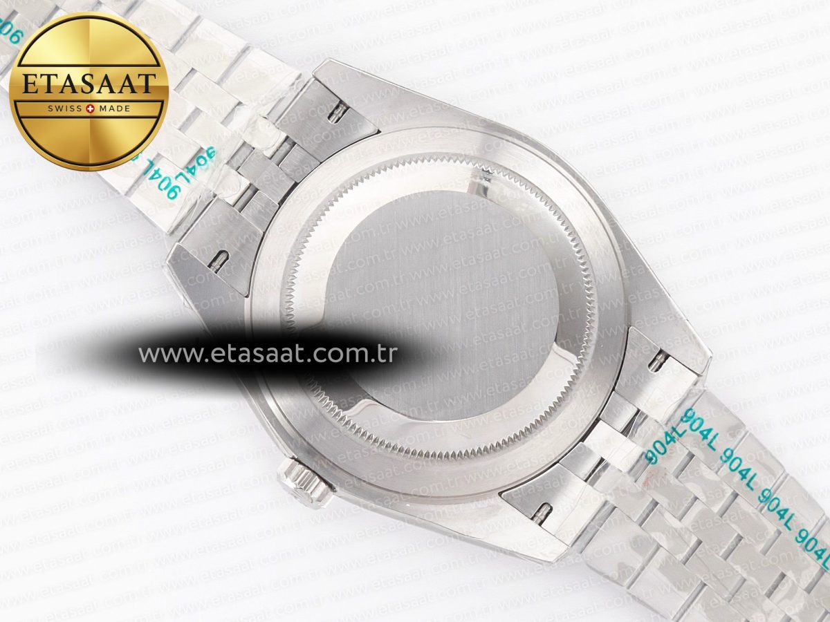 Rolex DateJust 41 126334 Fluted Bezel ARF 1:1 Best Edition 904L Steel Silver Stick Dial on Jubilee Bracelet VR3235 - Görsel 17