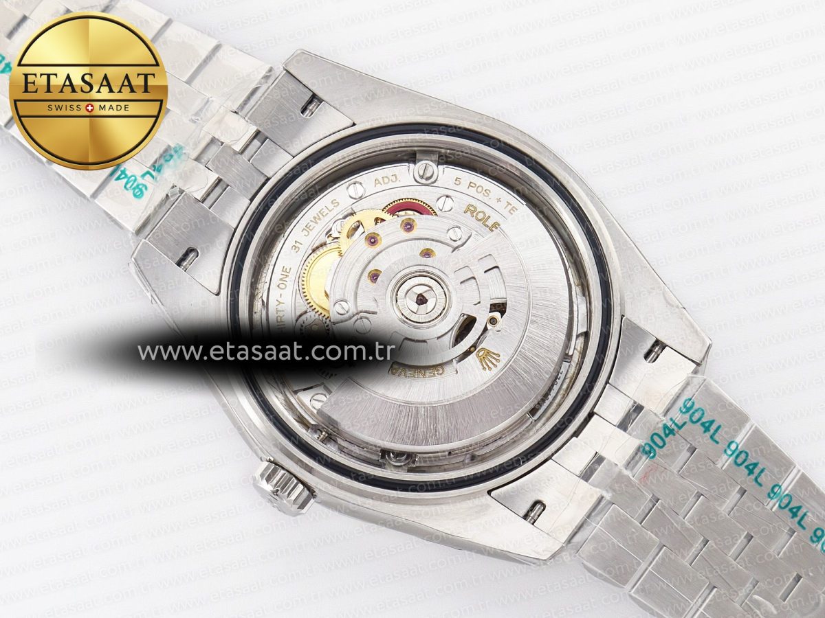 Rolex DateJust 41 126334 Fluted Bezel ARF 1:1 Best Edition 904L Steel Silver Stick Dial on Jubilee Bracelet VR3235 - Görsel 19