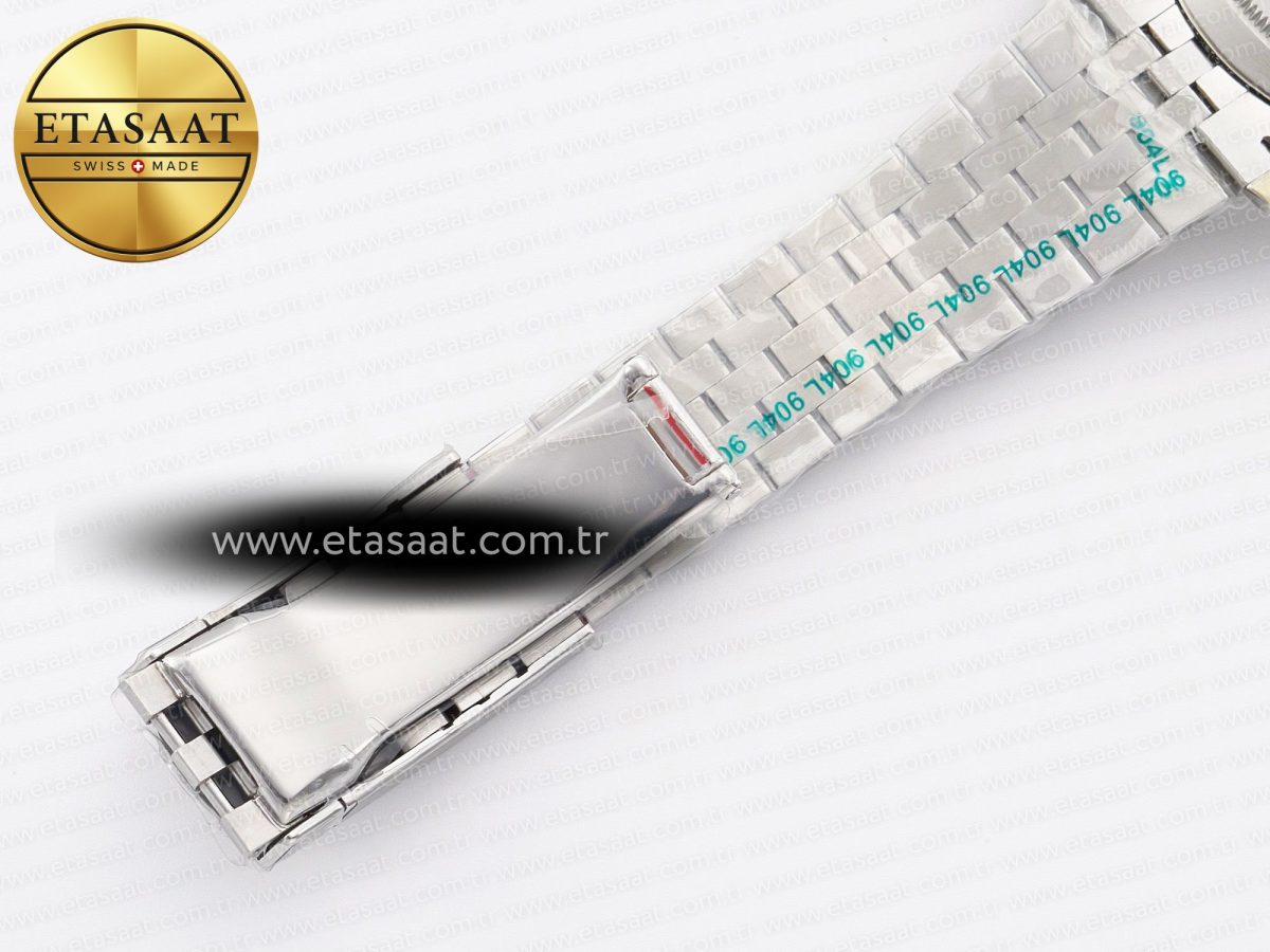 Rolex DateJust 41 126334 Fluted Bezel ARF 1:1 Best Edition 904L Steel Silver Stick Dial on Jubilee Bracelet VR3235 - Görsel 28