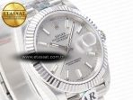 Rolex DateJust 41 126334 Fluted Bezel ARF 1:1 Best Edition 904L Steel Silver Stick Dial on Jubilee Bracelet VR3235 - Görsel 5