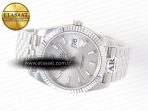 Rolex DateJust 41 126334 Fluted Bezel ARF 1:1 Best Edition 904L Steel Silver Stick Dial on Jubilee Bracelet VR3235 - Görsel 9
