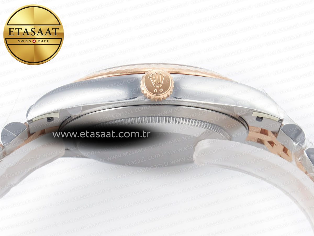 Rolex DateJust 41mm 126331 904L SS/RG Clean 1:1 Best Edition Brown Dial on Jubilee Bracelet VR3235 - Görsel 15