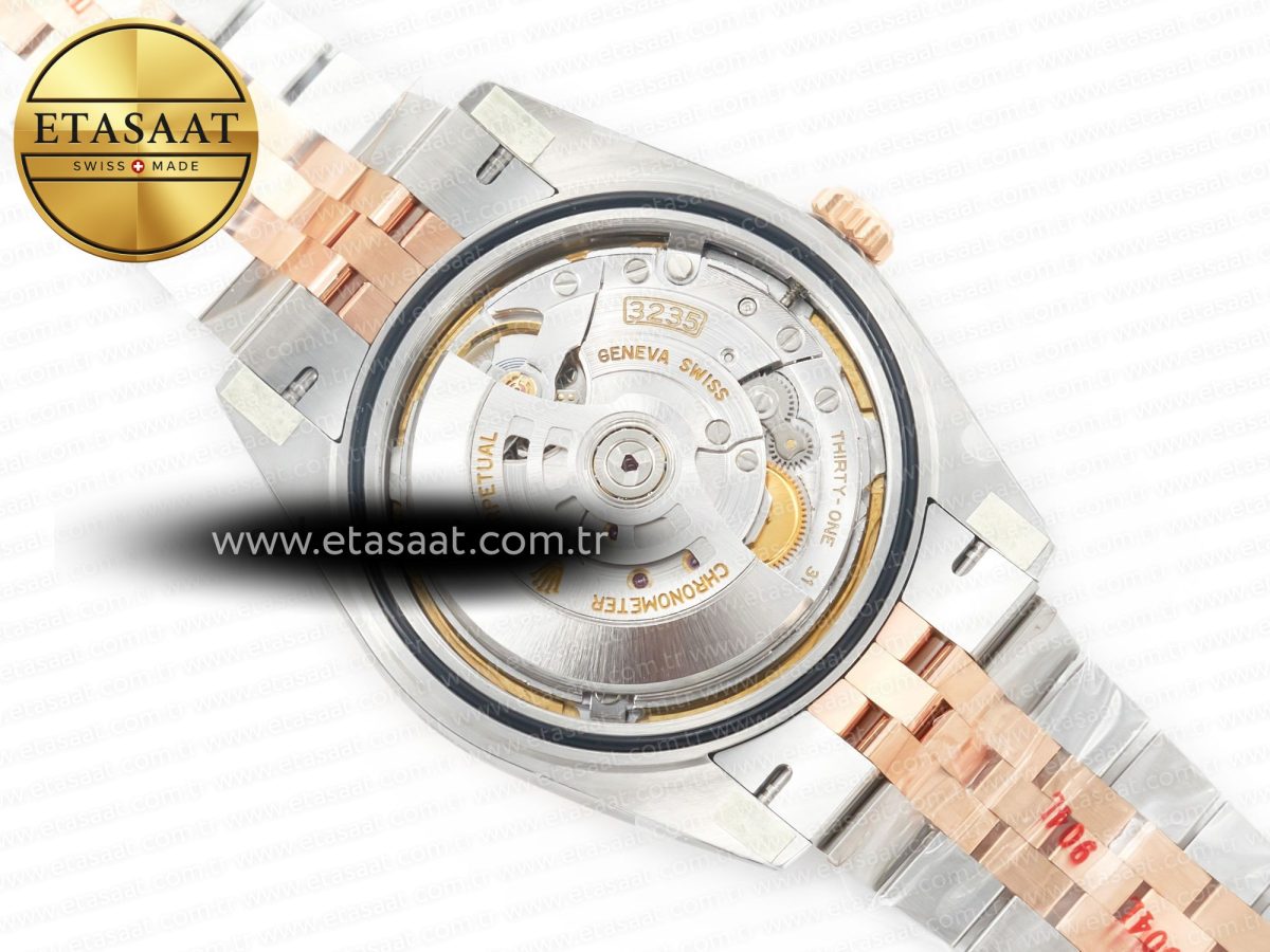 Rolex DateJust 41mm 126331 904L SS/RG Clean 1:1 Best Edition Brown Dial on Jubilee Bracelet VR3235 - Görsel 19