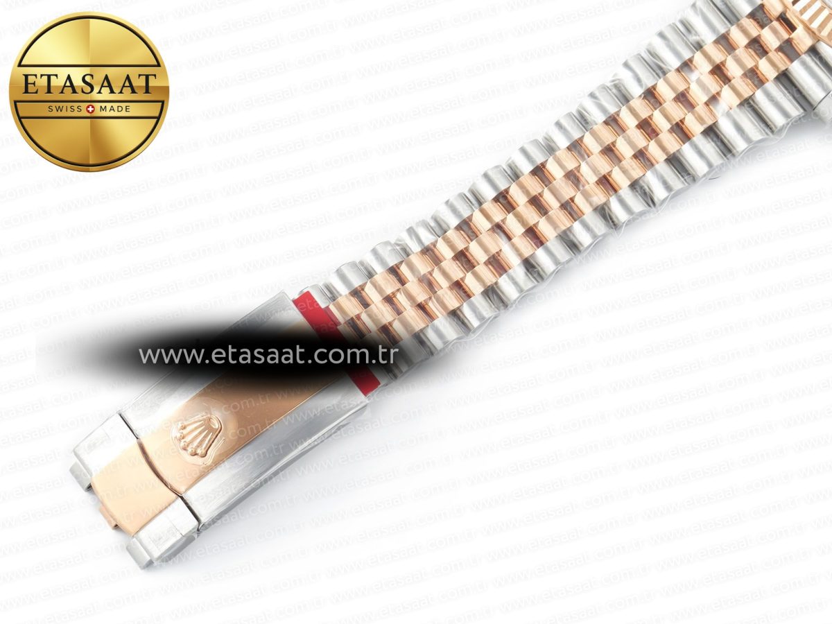 Rolex DateJust 41mm 126331 904L SS/RG Clean 1:1 Best Edition Brown Dial on Jubilee Bracelet VR3235 - Görsel 27