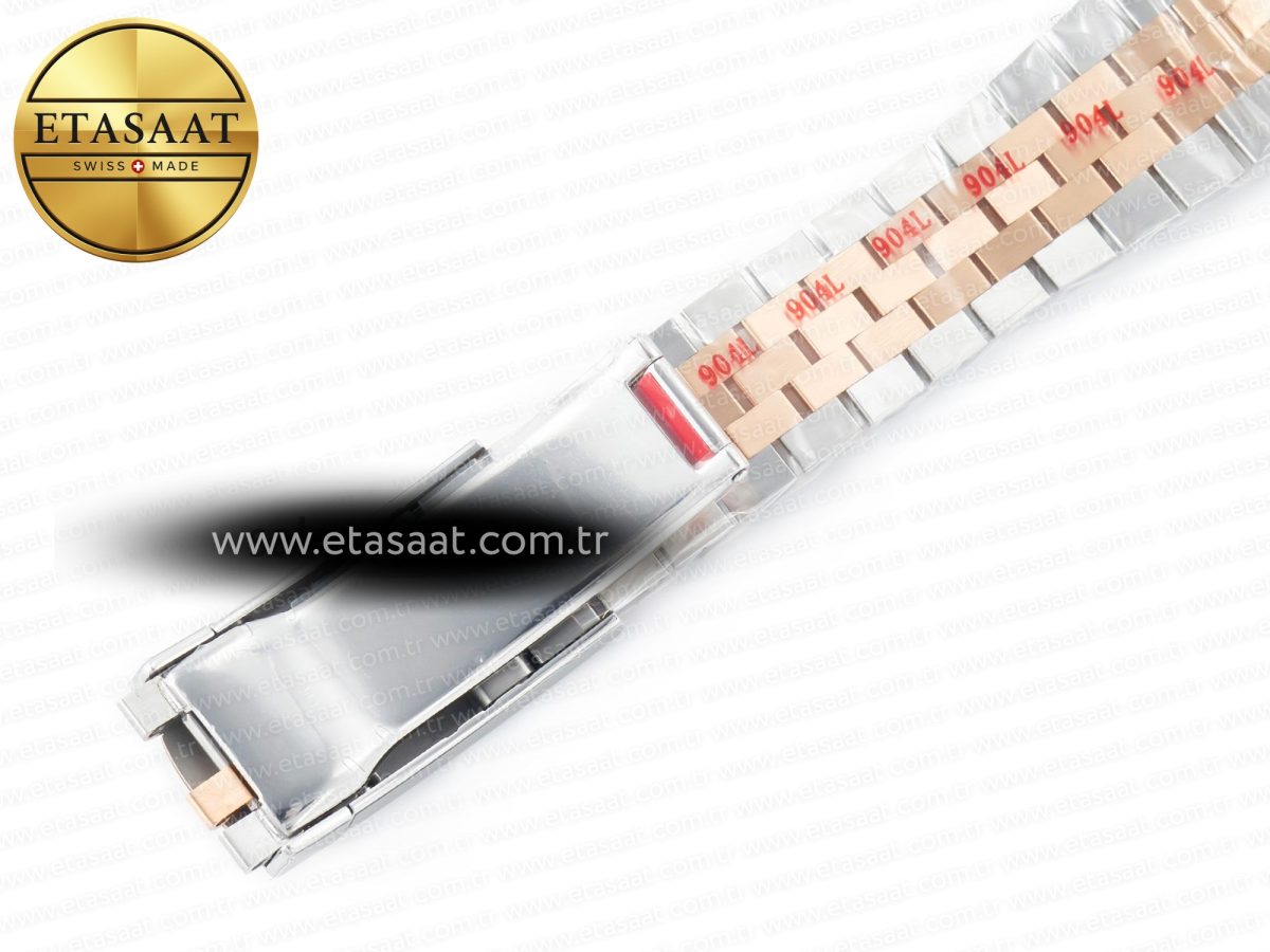 Rolex DateJust 41mm 126331 904L SS/RG Clean 1:1 Best Edition Brown Dial on Jubilee Bracelet VR3235 - Görsel 28