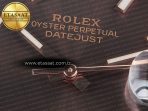 Rolex DateJust 41mm 126331 904L SS/RG Clean 1:1 Best Edition Brown Dial on Oyster Bracelet VR3235 - Görsel 10