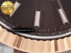 Rolex DateJust 41mm 126331 904L SS/RG Clean 1:1 Best Edition Brown Dial on Oyster Bracelet VR3235 - Görsel 13