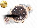 Rolex DateJust 41mm 126331 904L SS/RG Clean 1:1 Best Edition Brown Dial on Oyster Bracelet VR3235 - Görsel 8