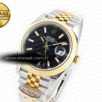 Rolex DateJust 41mm 126333 Clean Best Edition Black Stick Dial on Jubilee Bracelet VR3235